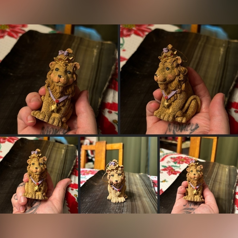Wizard Of OZ Cowardly Lion Ornament Smithsonian Lion Wizard Of Oz Ornament